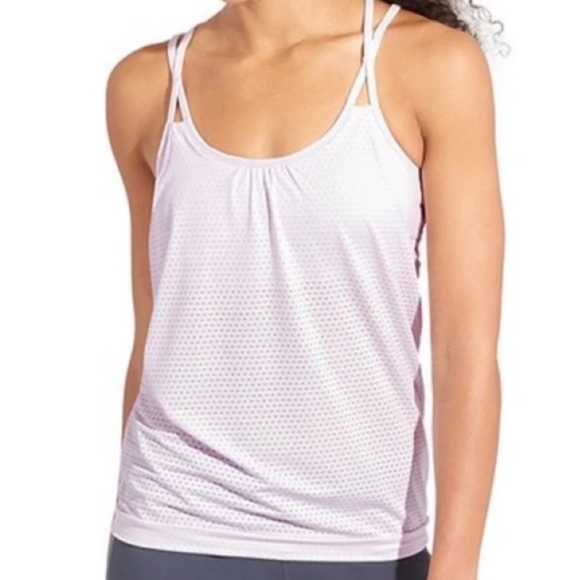 Women's Athleta Dot Invigorate Tank Lilac Size Small - Picture 2 of 8